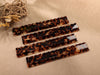 20" Premium Acrylic Tortoise Scalloped Mahjong Rack with Magnetic Pushers for American Mahjong | Sissy Boutique