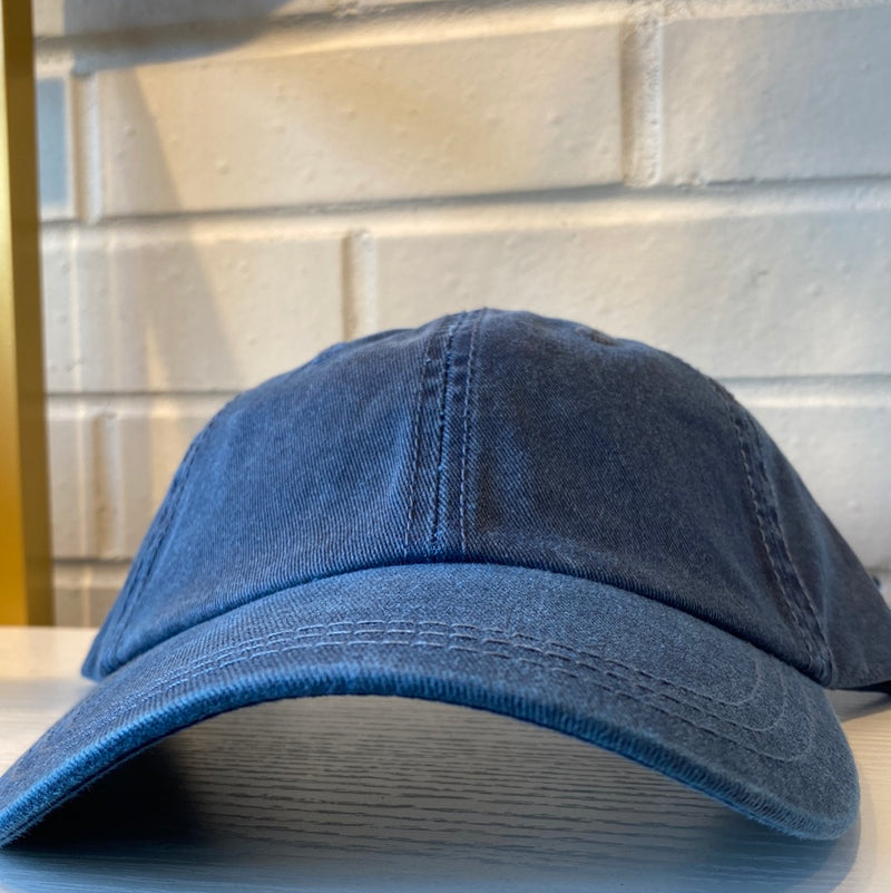 SOLID BLUE BASEBALL CAP WITH ADJUSTABLE BACK-Sissy Boutique-Sissy Boutique
