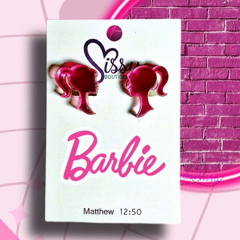 Barbie Stud Earrings Sissy Boutique