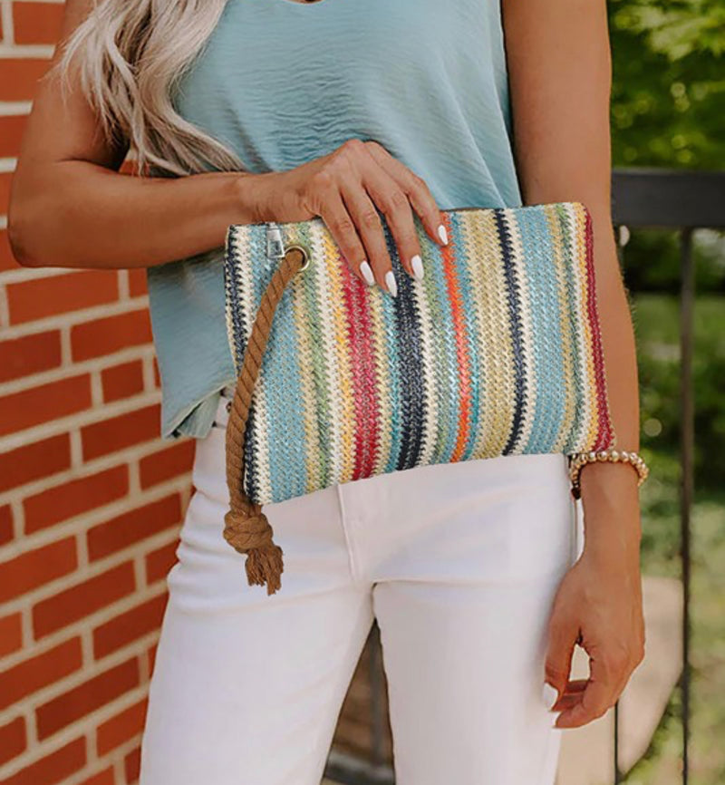 MULTICOLORED STRIPED WRISTLET-Sissy Boutique-Sissy Boutique