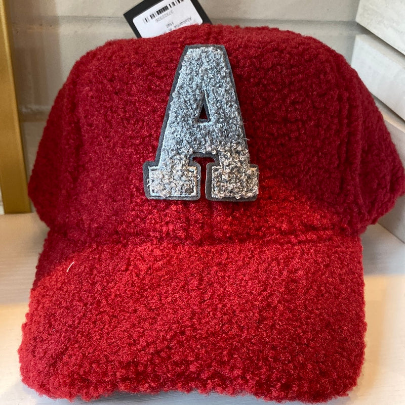 Alabama “A” Sherpa Hat Sissy Boutique