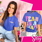 FEAR IS A LIAR GRAPHIC TEE-Pierce + Pine-Sissy Boutique