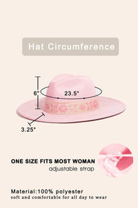 Ivory Flower Ribbon Bow Fedora Hat | Anarchy Street