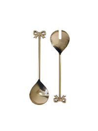 Mary Square Bows Salad Server Set | Sissy Boutique