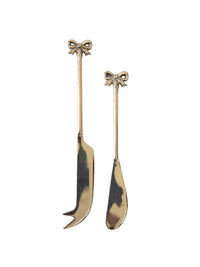 Mary Square Cheese Knife Set Bow | Sissy Boutique