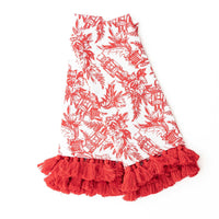 Nutcracker Toile Tassel Kitchen Towel Set | 8 Oak Lane