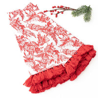 Nutcracker Toile Tassel Kitchen Towel Set | 8 Oak Lane