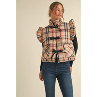 Plaid Puffer Vest | Style USA