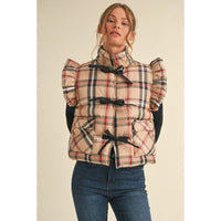 Plaid Puffer Vest | Style USA