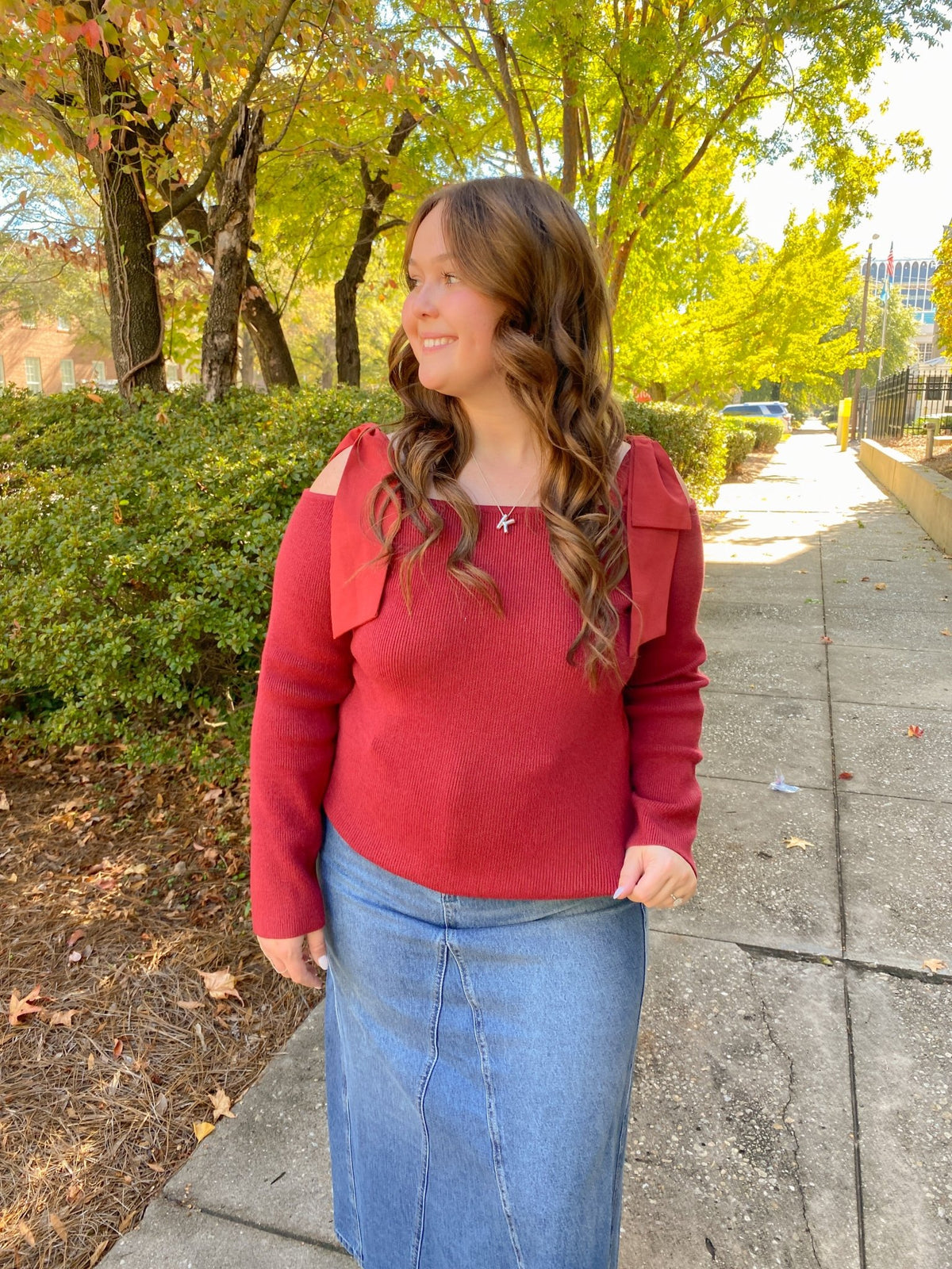Plus Ribbed Knitted Long Sleeve Sweater | Oddi