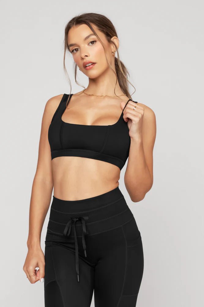 POPFLEX BLACK CORSET BRA | Popflex