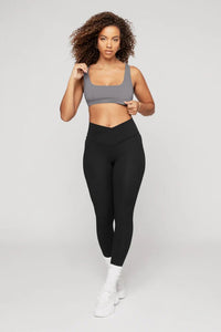 POPFLEX SLATE GREY CORSET BRA | Popflex