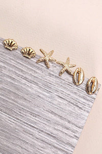 STUD SEASHELL EARRINGS | JOSSLYN by wall to wall
