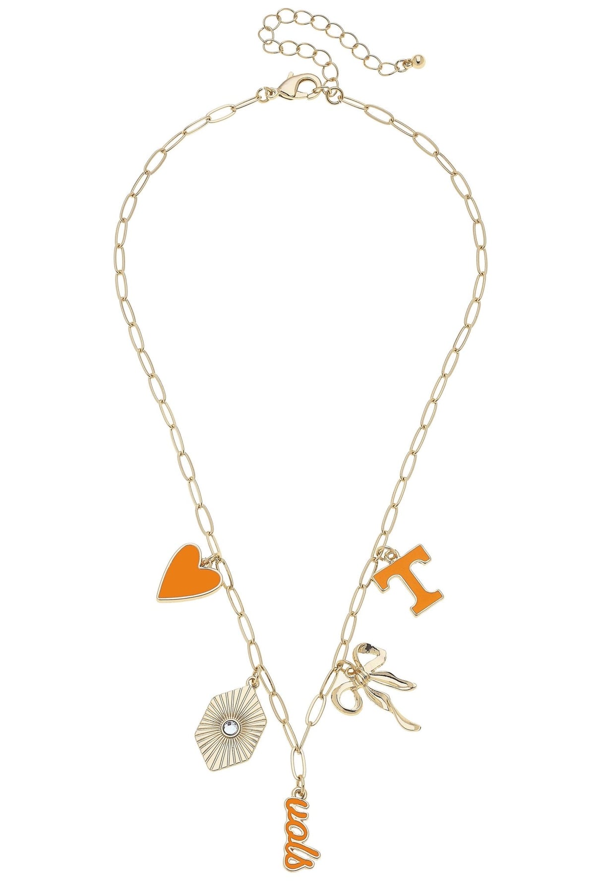 Tennessee Vols Paper Clip Charm Collector Necklace | Canvas Style