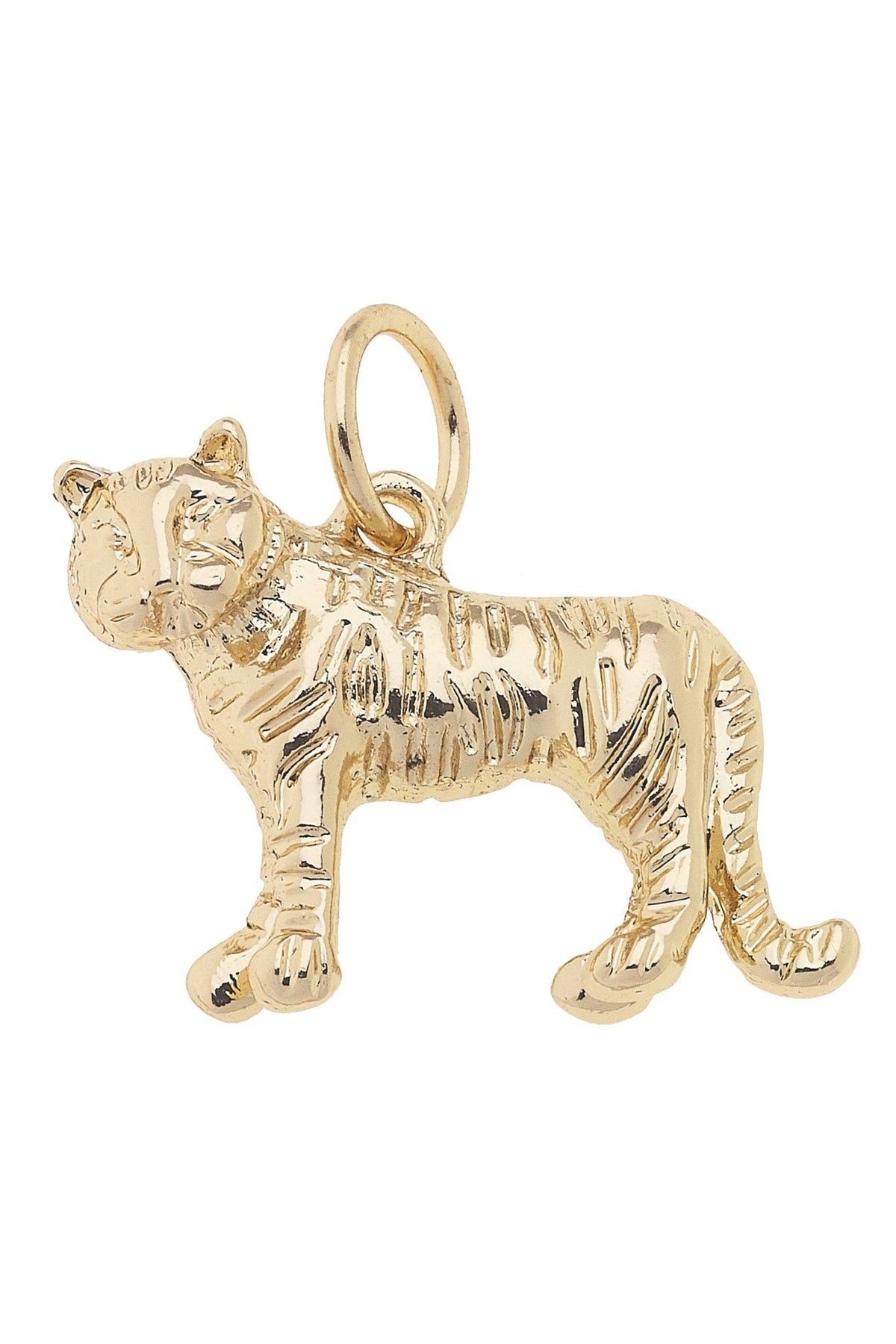 Tiger Charm in Shiny Gold | Canvas Style
