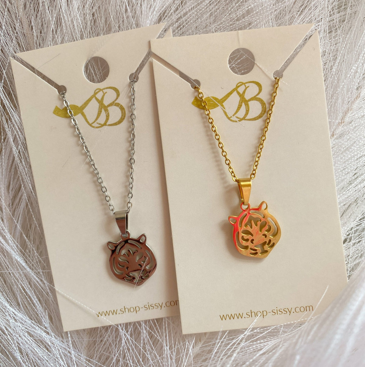 Tiger Thin Chain Necklace | Sissy Boutique