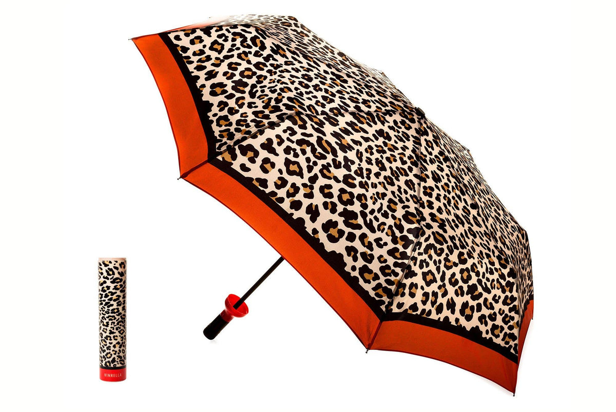 Vinrella - Leopard Print Bottle Umbrella | Vinrella
