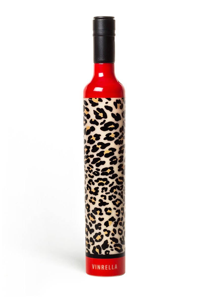 Vinrella - Leopard Print Bottle Umbrella | Vinrella