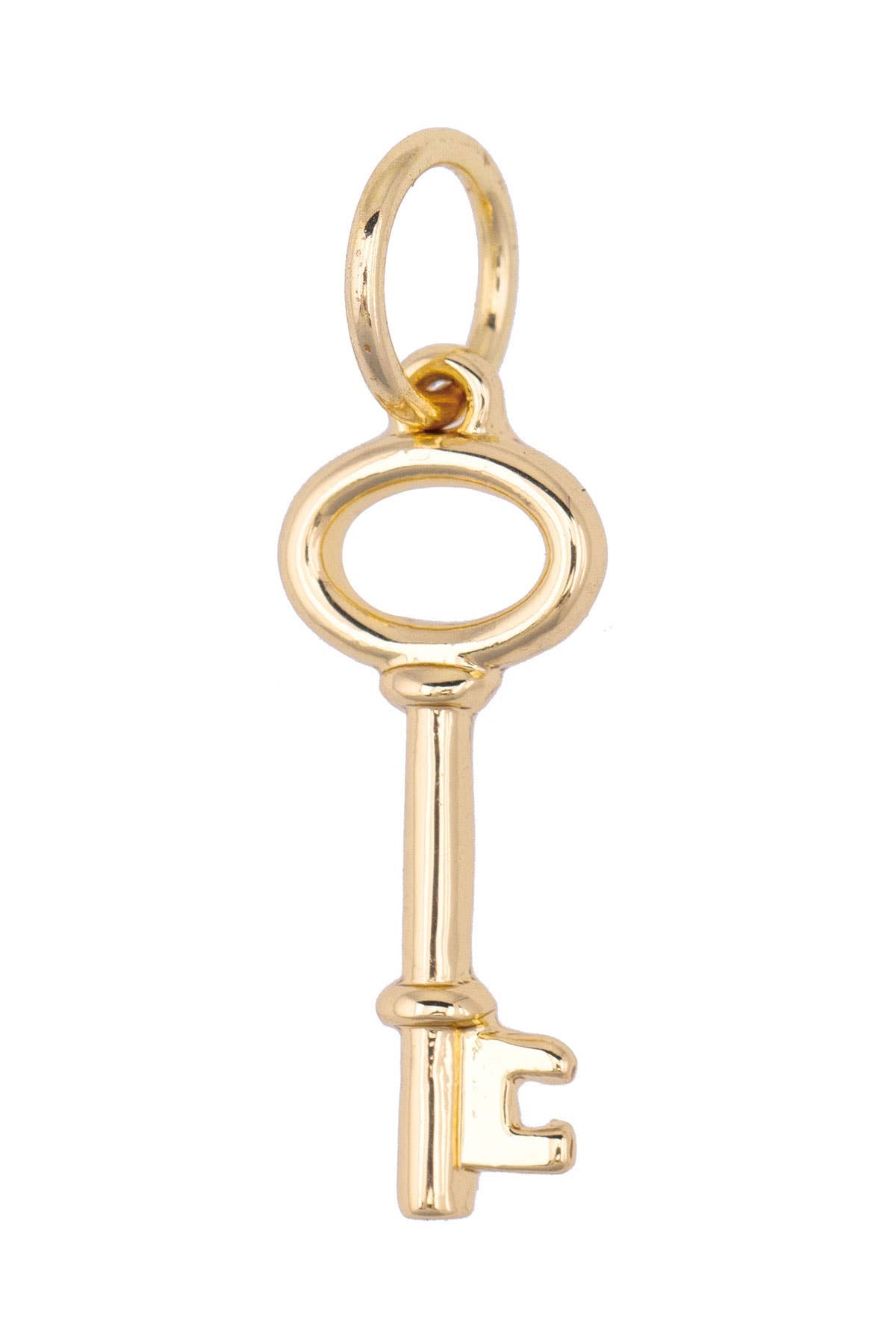 Vintage Key Charm in Shiny Gold | Canvas Style