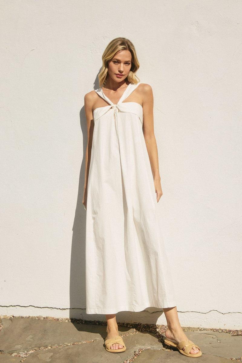 white christmas dresses Petal and Pup Women's Betsy Halterneck Maxi Dress