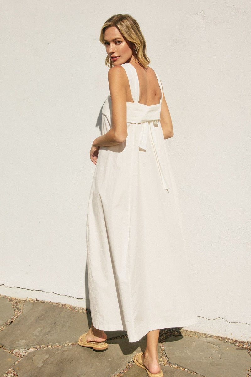 white halter dress cotton Ivory Cotton Lace Paneling Halter Neck Mini Dress