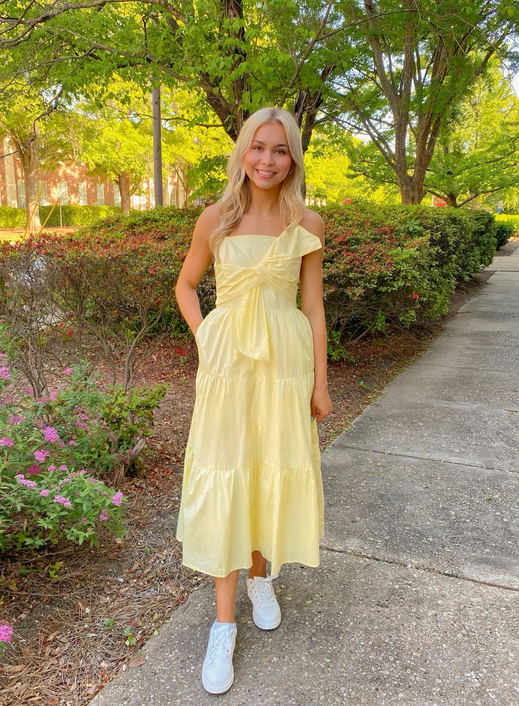 yellow poplin dress Love Letter Tie Chest Maxi / L Fattoush Salad Recipe Online Clothing Store. AKIRA LABEL Pick Size:S