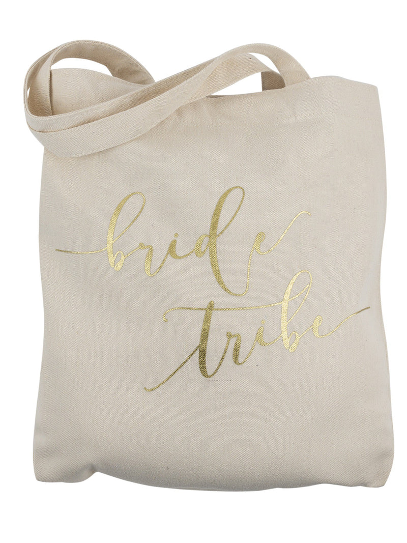 CREAM BRIDE TRIBE TOTE IN CANVAS-Sissy Boutique-Sissy Boutique