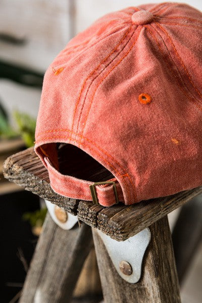 MAMA Chenille Patch Cap-Coral Sissy Boutique