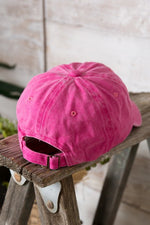 MAMA Chenille Patch Cap-Hot Pink/Fuschia Sissy Boutique