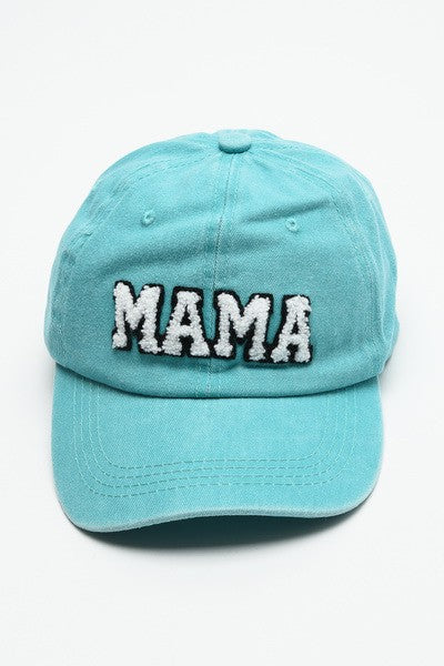 MAMA CHENILLE PATCH CAP-AQUA-Sissy Boutique-Sissy Boutique