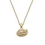 FLORIDA GATORS 24K GOLD PLATED PENDANT NECKLACE-CANVAS Style-Sissy Boutique