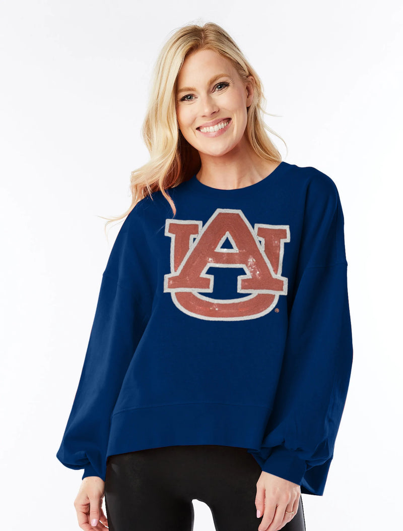 The Auburn Sequin Au Pullover - Stewart Simmons-Stewart Simmons-Sissy Boutique