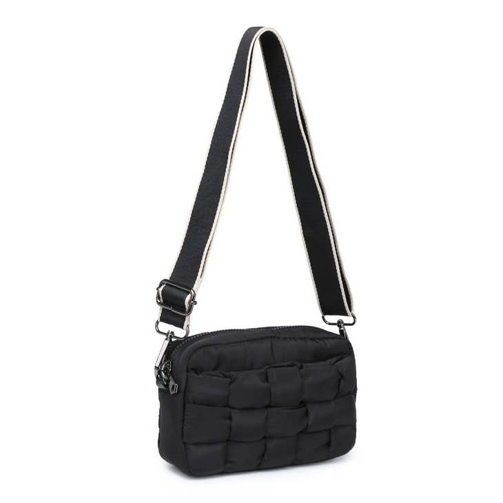 INSPIRATION WOVEN CROSSBODY-BLACK-Sol and Selene-Sissy Boutique