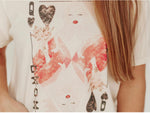 QUEEN OF HEARTS GRAPHIC TEE-Sissy Boutique-Sissy Boutique