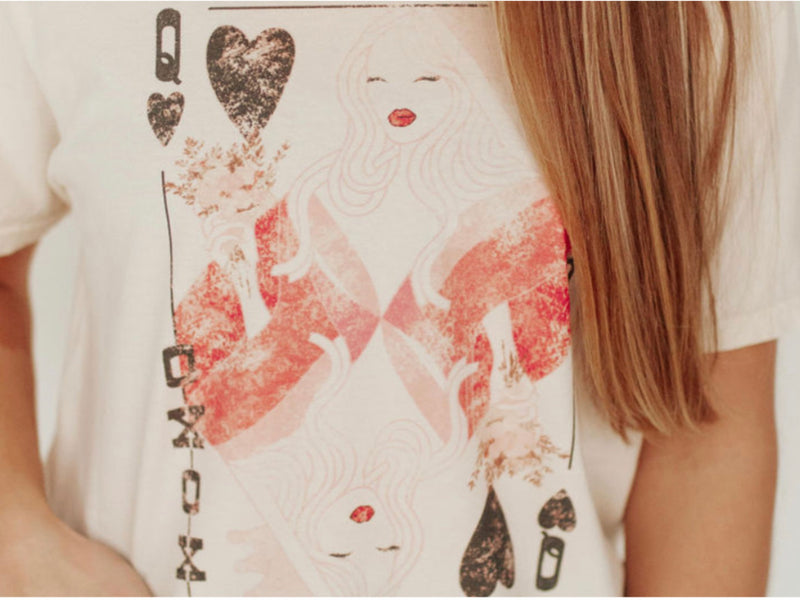 Queen of Hearts Graphic Tee Sissy Boutique