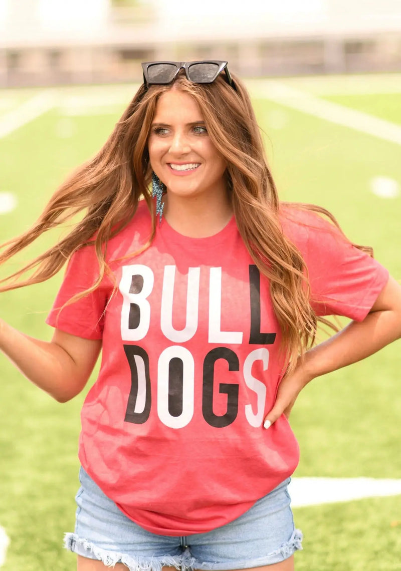 BULLDOGS BELLA CANVAS TEE-Sissy Boutique-Sissy Boutique