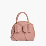 Mauve Bea Braided Top Handle Satchel Handbag-Like Dreams-Sissy Boutique