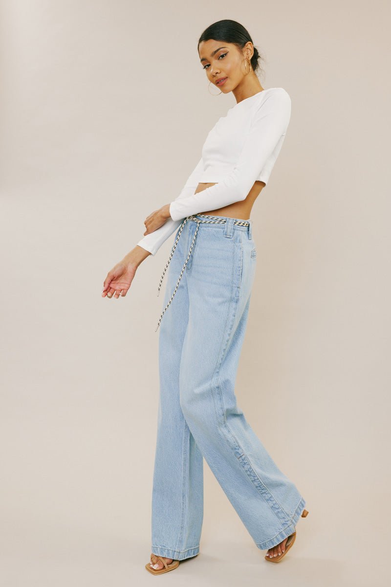 90S ULTRA HIGH RISE FLARE - KAN CAN | Kan Can
