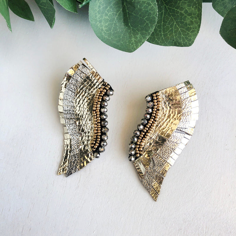 HERA GODDESS ANGEL WING EARRINGS-Sissy Boutique-Sissy Boutique
