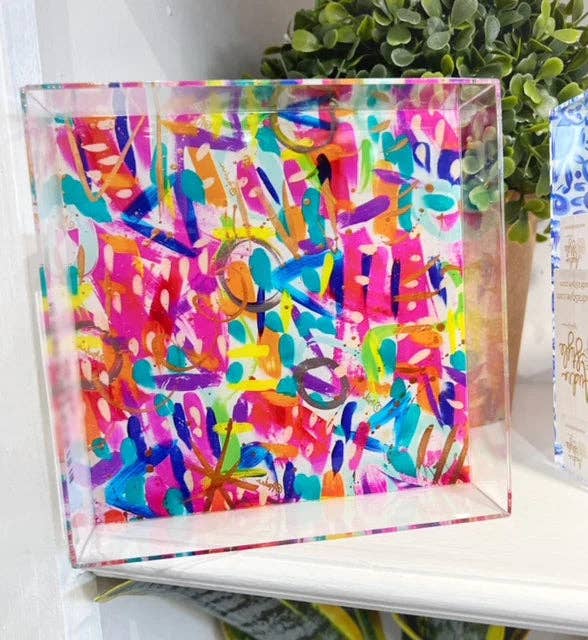 Audra Style | Acrylic Tray - Abstract Audra Style