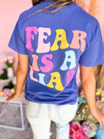 FEAR IS A LIAR GRAPHIC TEE-Pierce + Pine-Sissy Boutique