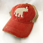 JUDITH MARCH RED METALLIC ELEPHANT HAT-Judith March-Sissy Boutique
