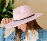 PINK LADY WIDE BRIM HAT | Sissy Boutique
