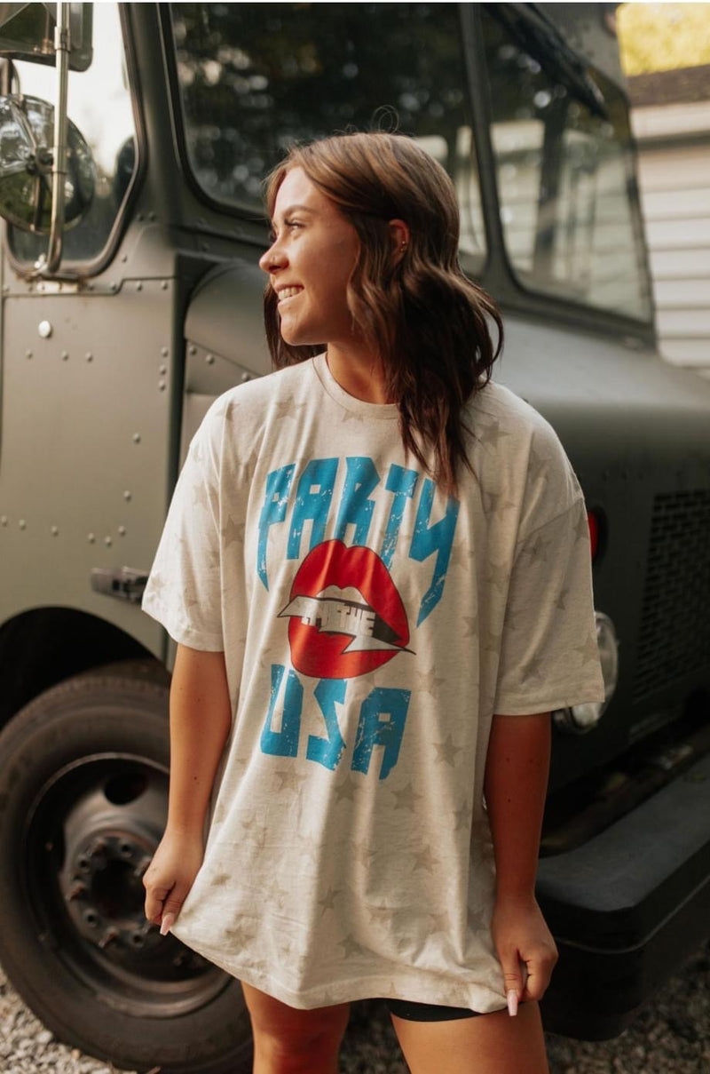 Party in the USA Graphic Tee Sissy Boutique