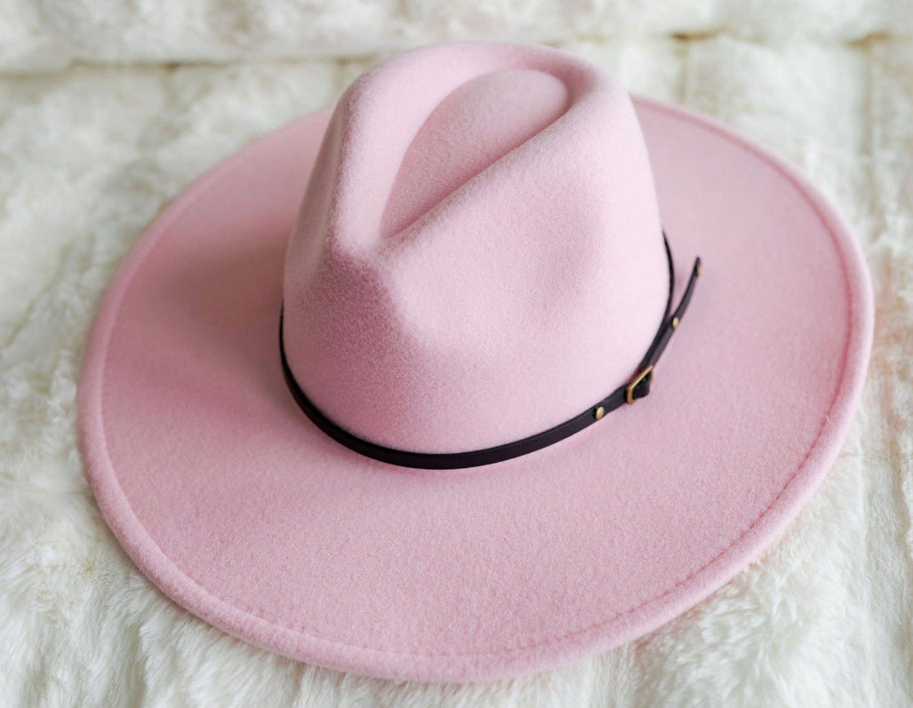 PINK LADY WIDE BRIM HAT | Sissy Boutique
