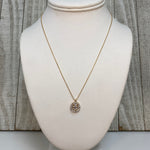 Crystal Pave Smiley Face Necklace Sissy Boutique
