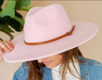 PINK LADY WIDE BRIM HAT | Sissy Boutique