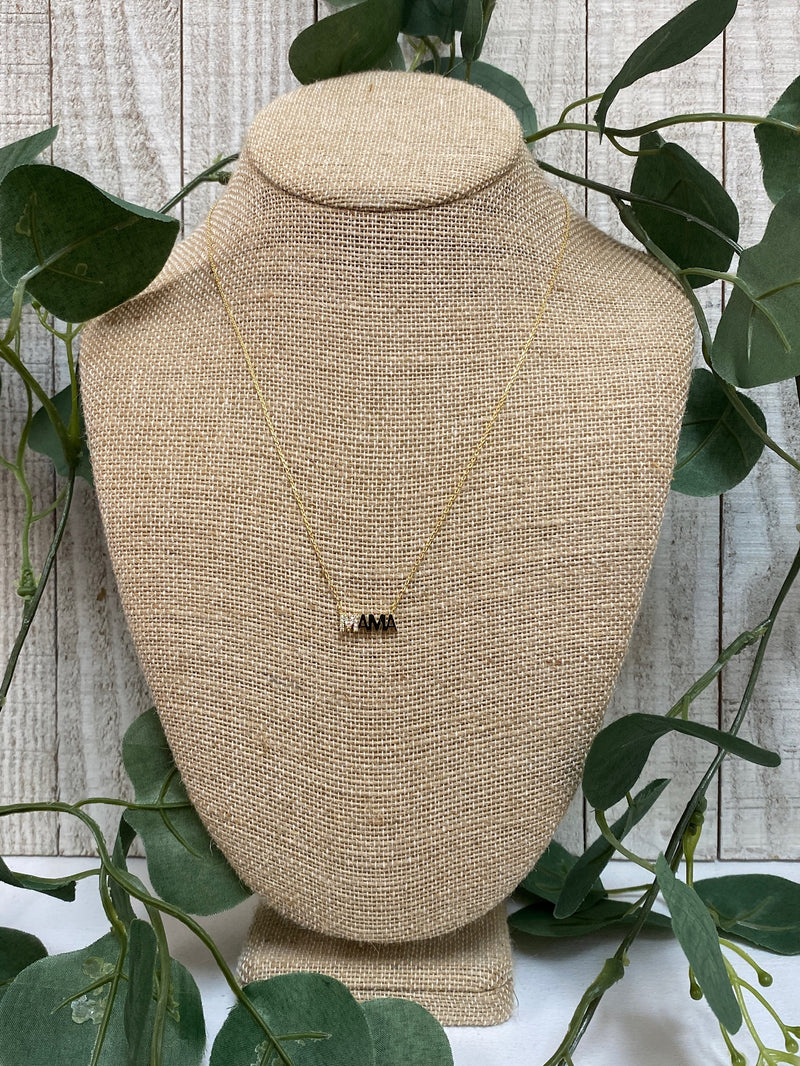 BRASS MAMA PENDANT NECKLACE-Sissy Boutique-Sissy Boutique