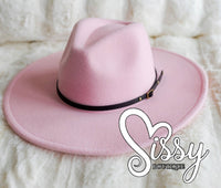 PINK LADY WIDE BRIM HAT | Sissy Boutique