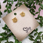 GOLD TIGER STUD EARRINGS-Sissy Boutique-Sissy Boutique